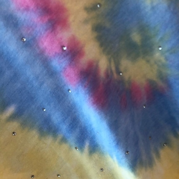 Generation Love Tie Dye Tee With Crystals - Picture 6 of 12